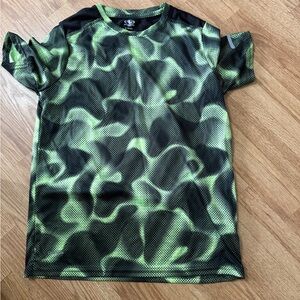 Athletic Works Kids Short Sleeve Tee - Green and Black